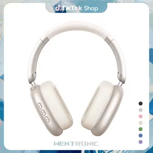 WENTRONIC Y01 Over-Ear Wireless Headphone - Hybrid ANC, Foldable Design, 3.5mm Jack, Memory Function, 48H Playtime, Hi-Res Audio, Memory Foam Earpads, Built-in Mic for Phone Calls, iOS/Android Compatible, ANC Foldable Headphones