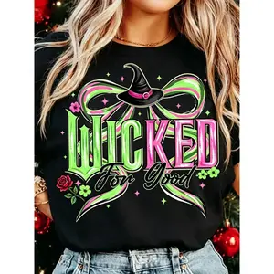 Wicked For Good Witch T-shirt! The Ultimate Musical Fan Must-Have, Cute & Comfy 100% Cotton Tee
