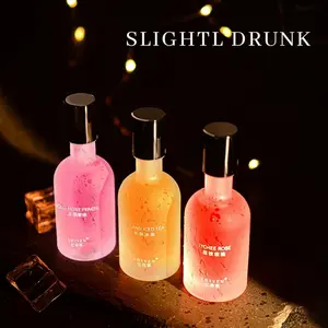 EBYVEN Slightly Tipsy Series Lychee Rose Perfume for Women Long-Lasting Floral-Fruity Fragrance with Lychee & Rose Notes Alcohol-Based Eau de Toilette 3-5% Concentration BPA-Free Summer Freshness Elegant Glass Bottle