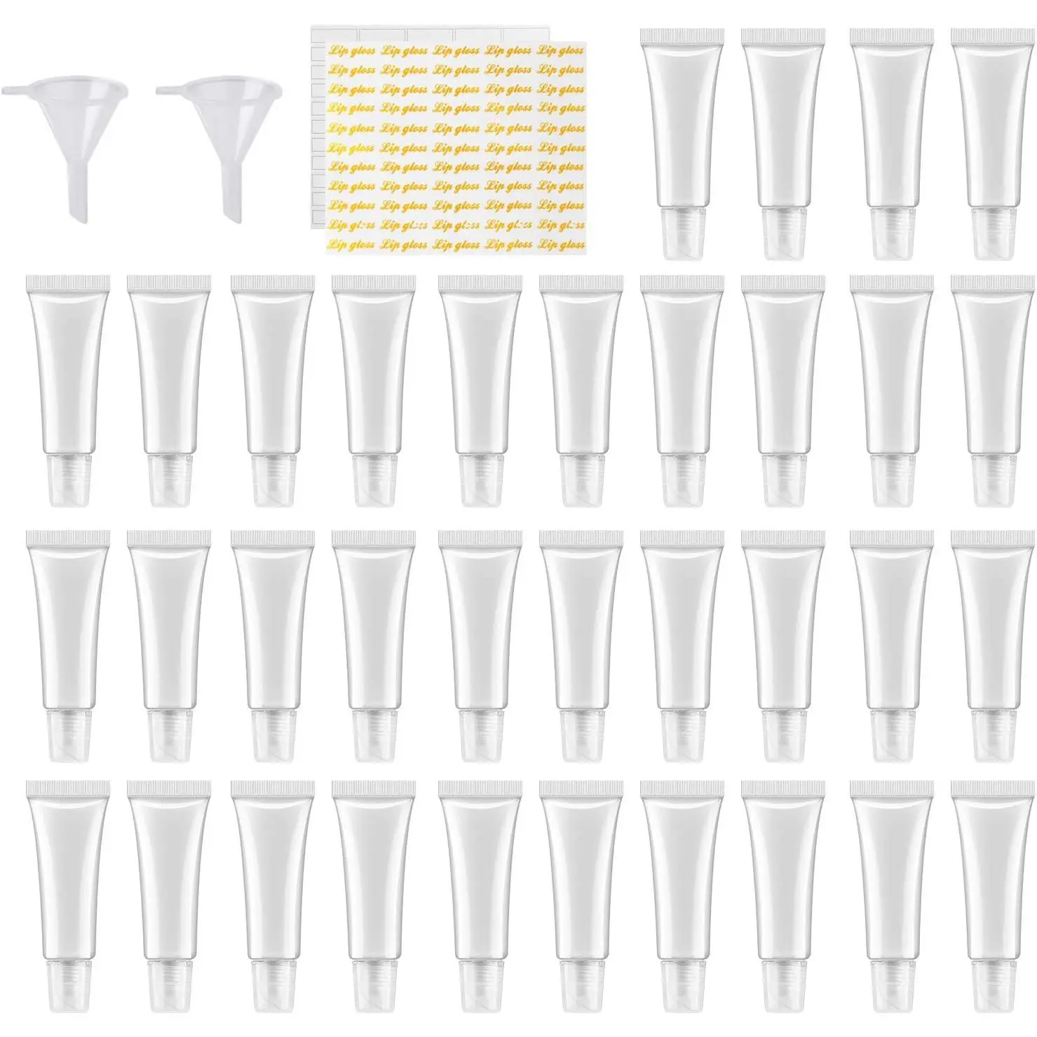 110 count 10ml Empty Tubes Lip empty lip gloss containers for Lip Gloss Balm