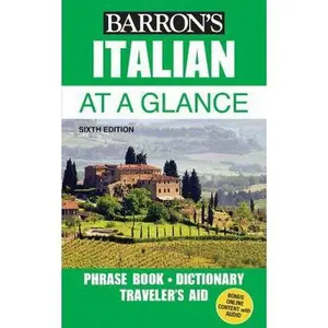 USED-Italian at a Glance: Foreign Language Phrasebook & Dictionary by Costantino, Mario (Paperback)