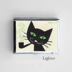 Cat Smoking Lighter Wallet