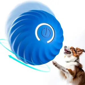 dogs Automatic rolling ball，Suitable for puppies and small to medium-sized to large-sized dogs，Intelligent jumping - Balls that can move, bounce and rotate automatically. Vibration function - Keeps them busy all the time.-GTTQ