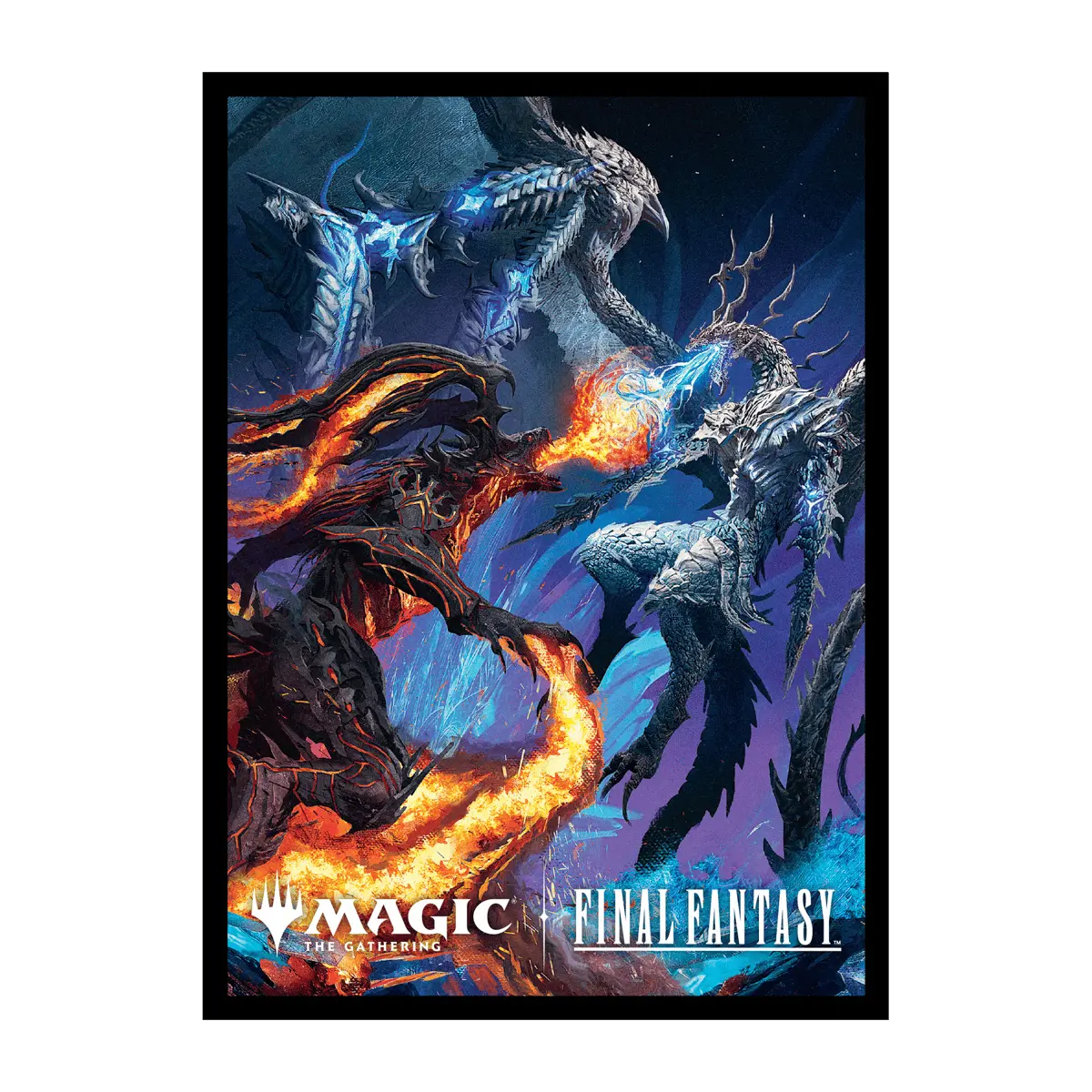 Magic: The Gathering®—FINAL FANTASY™ Bahamut and Ifrit 100ct DECK PROTECTOR® Sleeves