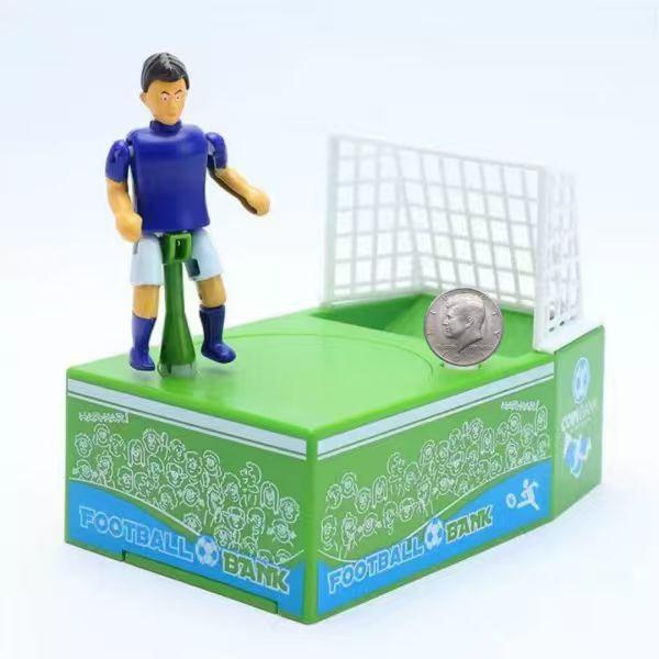 2026 Creative Kicking Soccer Piggy Bank, World Cup Coin Bank, Football-Themed Souvenir Gift, Desktop Decoration, Novel Cartoon Money Bank