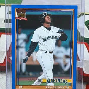 Topps 2026 75 Years of Baseball Ken Griffey Jr. Mariners Card 137/150 Limited Edition Collectible Baseball Trading Card