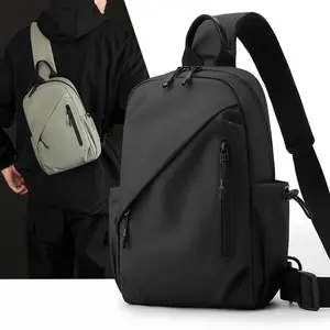 New Water Resistant Chest Bag For Men,  Casual Shoulder & Crossbody Pack, Stylish Daily Carryall For Commuting And Outdoor Trips,  Ample Storage Space, Great For Work, Errands, Travel, Sports And All Kinds Of Daily Casual Activities
