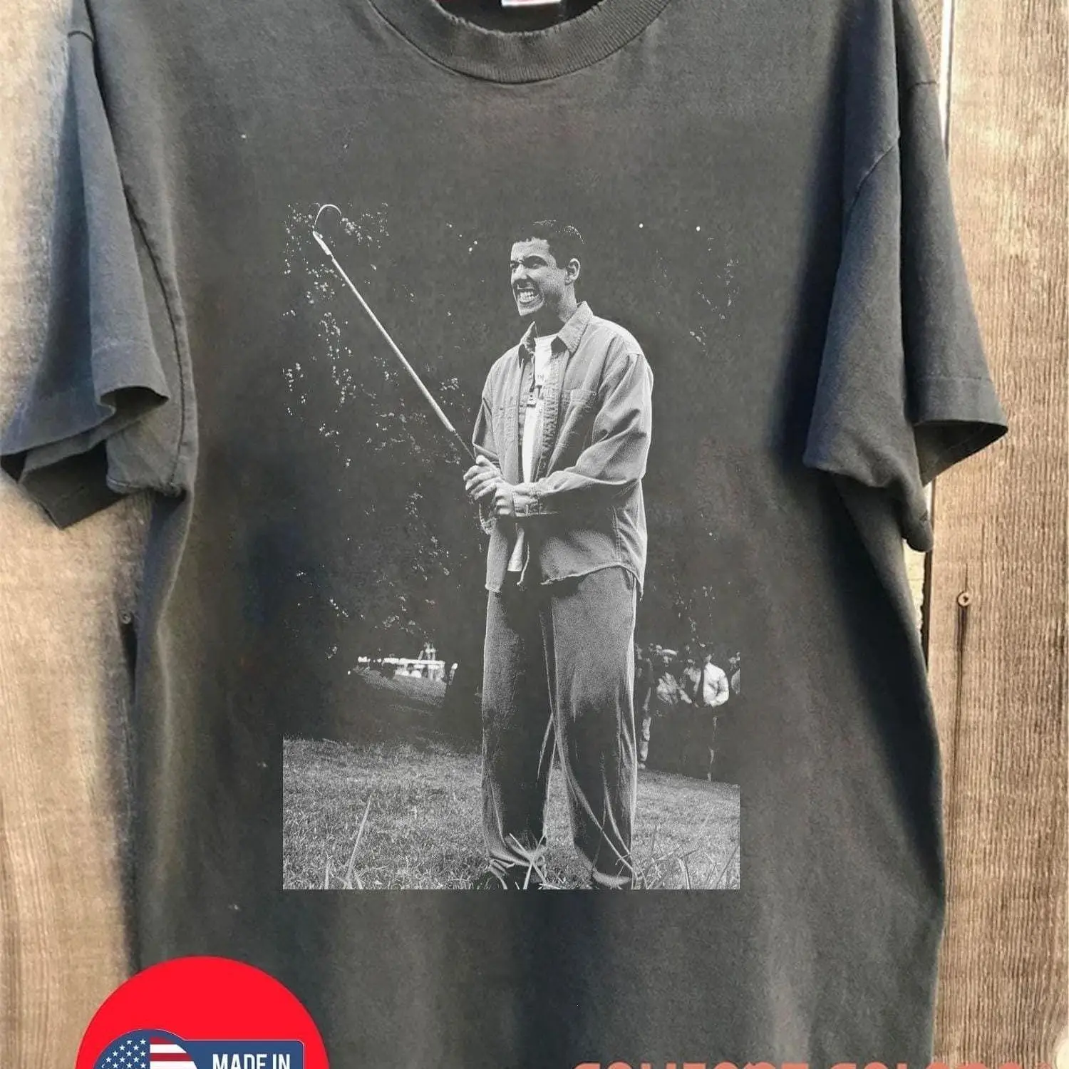 Women's Short-Sleeve Tapered Casual Classic Stretch Adam Sandler Happy Gilmore Vintage Unisex Shirt, Shortsleeve, Cotton