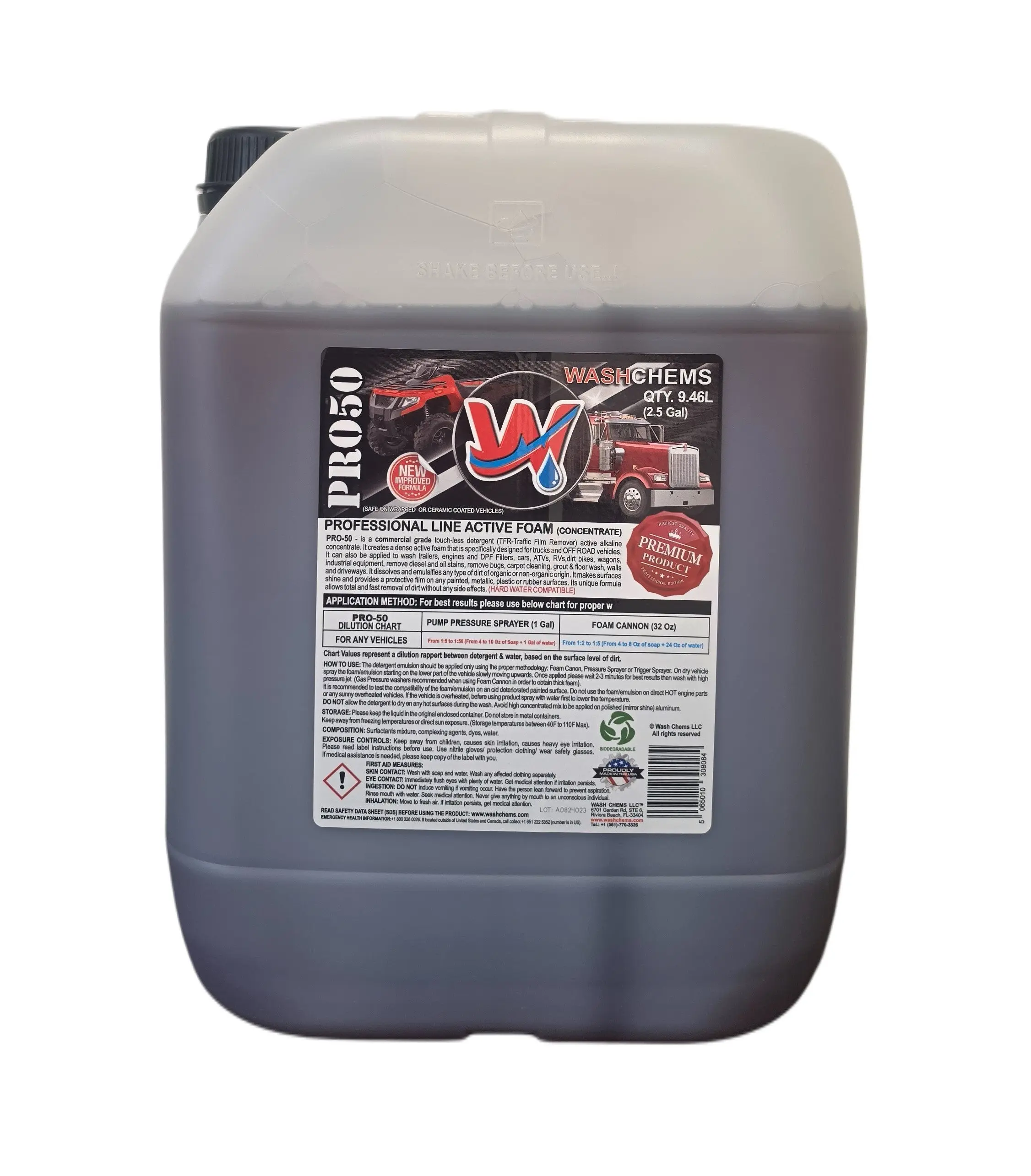 PRO-50 (2.5 Gal) Commercial Grade One Step Detergent