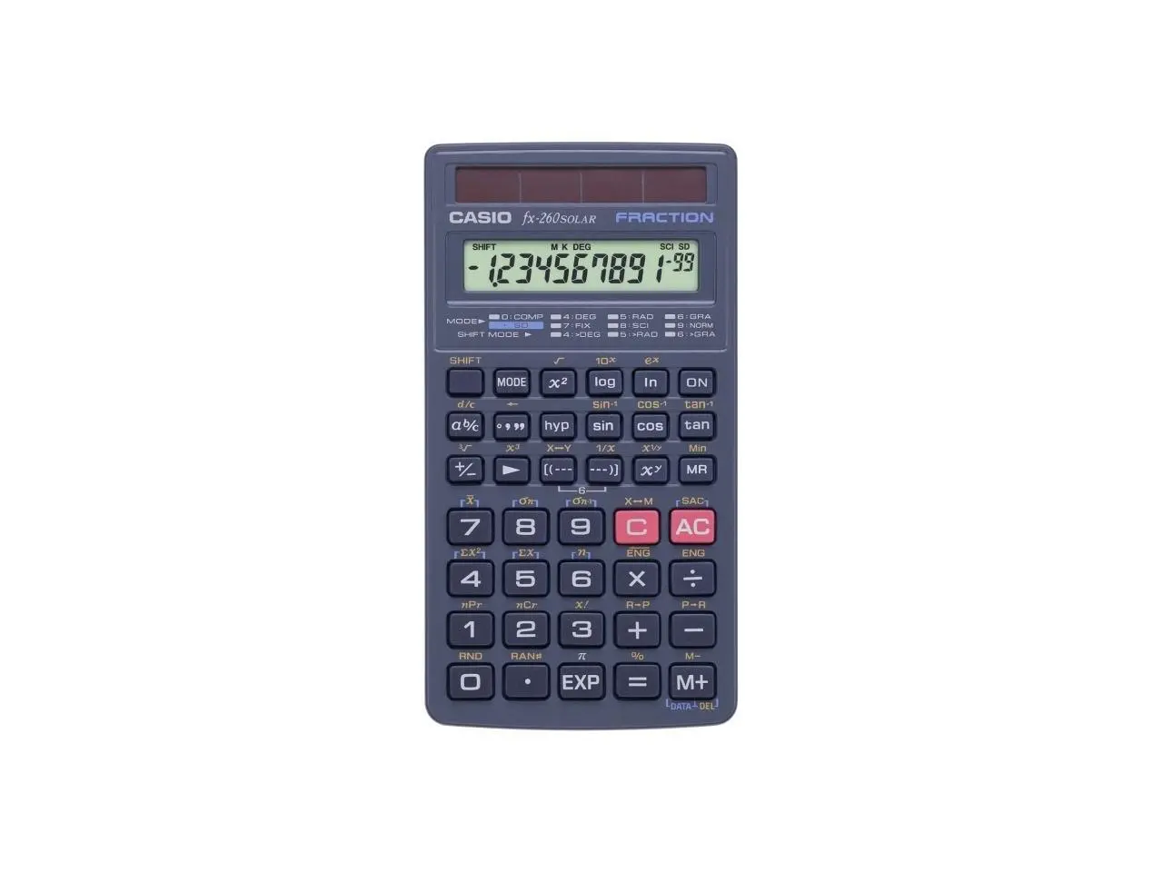 CASIO COMPUTER CO., LTD FX-260SOLAR SCIENTIFIC CALCULATOR FX-260SLR-PK CASIO COMPUTER CO., LTD FX-260SOLAR SCIENTIFIC CALCULATOR FX-260SLR-PK