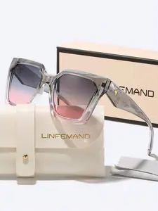 Square Frame Glasses, Trendy Casual Stylish Glasses for Women, Fashion Accessories for Everyday Use and Outdoor Activities, Modern Frames Sunglasses, Fashionable Sunglasses