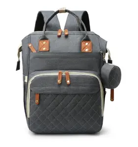 BRANDS FOR LESS USA Waterproof Diaper Bag Backpack with 16 Spacious Pockets Changing Pad & Secure Anti-Theft Design for Parents on the Go - Cute