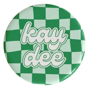 Kappa Delta Checker Sorority Button