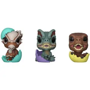 Funko Pocket POP! Egg: Jurassic World Spring, 3-Pack, Dinos  [COLLECTIBLES] Vinyl figurine/statue, Collectible