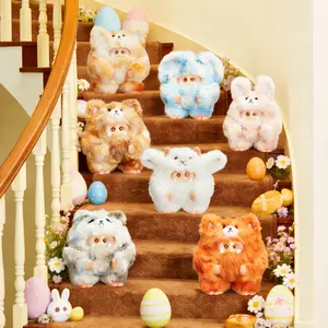 OHKU Giggle Monster Furry Forest Series Vinyl Plush Blind Box Collectible Toy Kawaii Creative Gift Room DecoDesktop Decoration Gift for Birthday Party Bunny Stuffed Animal