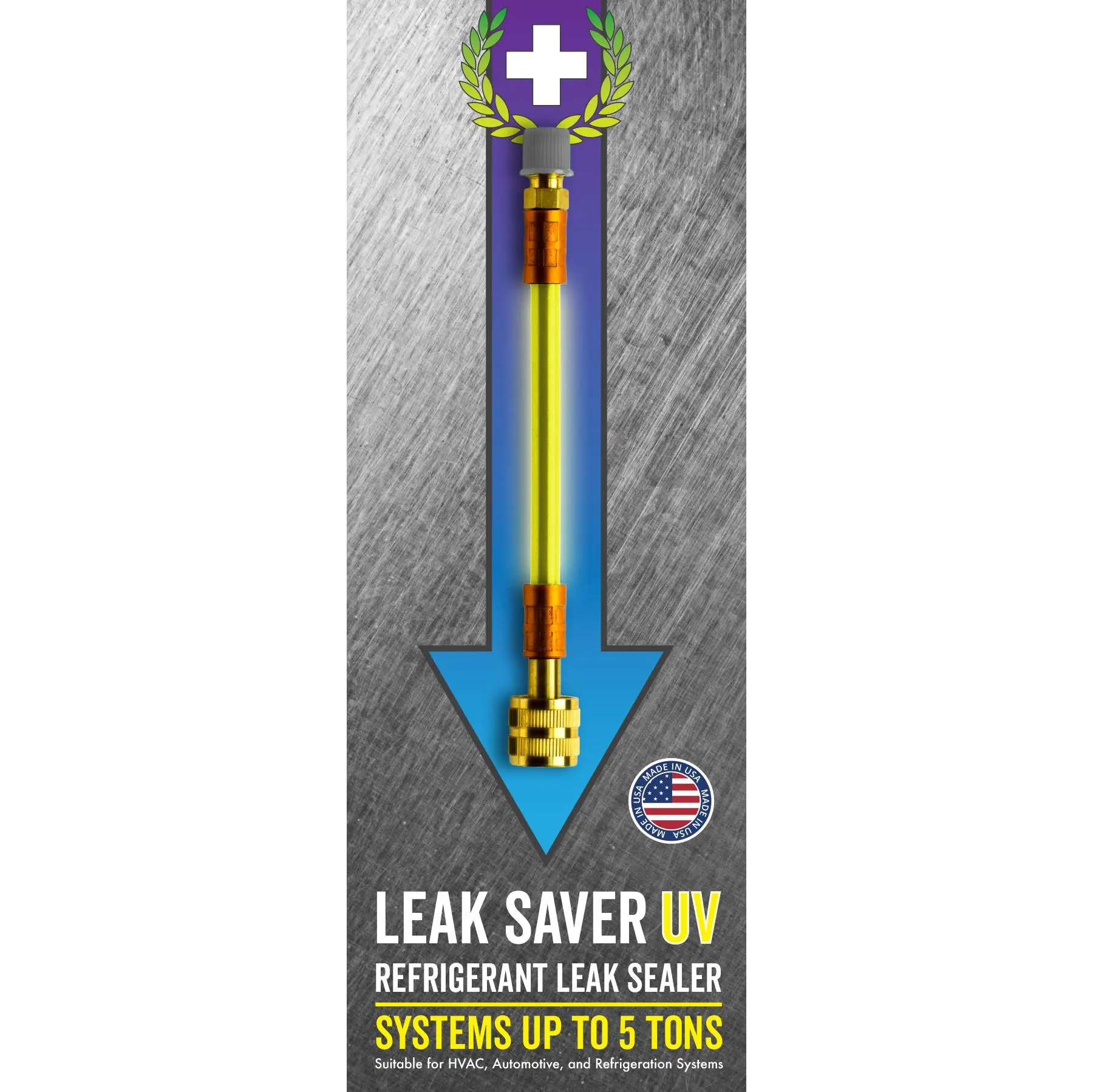 Leak Saver Direct Inject UV, Refrigerant Leak Sealer Leak Saver Direct Inject UV, Refrigerant Leak Sealer