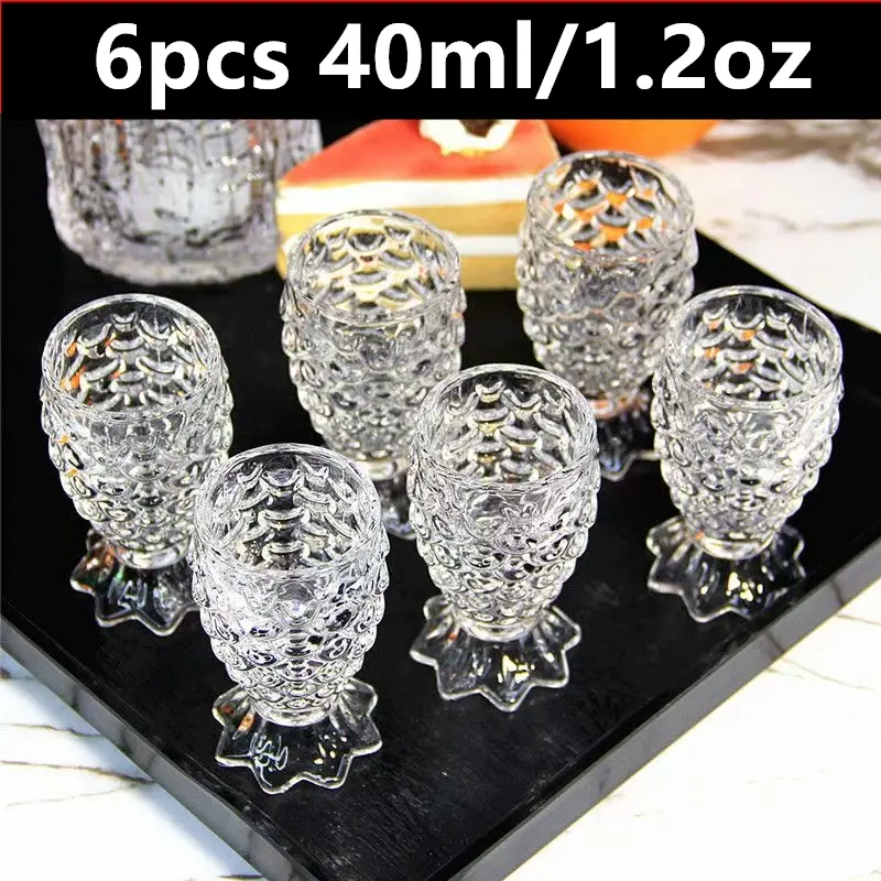 Set of 6 Mermaid Princess Glass Cups, Stylish Glass Beverage Cups, Drinkware, Lead-Free Fish Scale Design, Ideal for Water, Beer, Smoothies & Juices, Unique Gift Idea