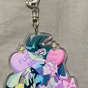 Helluva Boss Valentine’s Day Chaz Acrylic Keychain