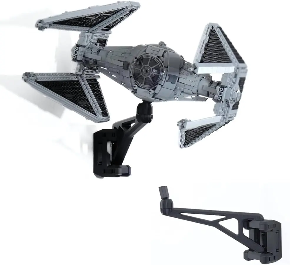 Wall Mount for Star Wars UCS TIE Interceptor 75382 – Secure Mounting Display Mount for Collectors and Fans