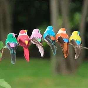 48pcs Artificial Birds Fake Birds for Home Garden Ornament Decoration