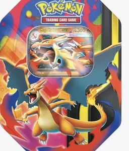 Pokémon Mega Charizard Tin Y (Live RIP) Tcg Packs Premium Cards Tcg Booster Box