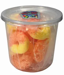 PEACHY SPACESHIPS CRUNCHY peach ring SNACK Fruit Sweet Candy Candy Mixed Flavors