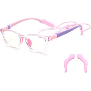 Z-SGL4  Kids Blue Light Glasses, Computer Gaming Grasses for Girls Boys Age 3-10, Anti Blue Ray TR90 Eyeglasses