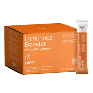 Immunocal Booster Fast Acting Energy Boost with 3 Natural Caffeine Sources Green Tea, Guaraná and Green Coffee - Sports Enhancement - 30 servings