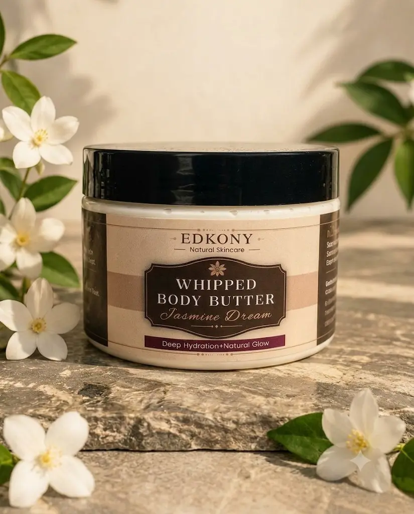 EDKONY Jasmine Dream Whipped Body Butter | Deep Hydration | 4 oz (120 mL)