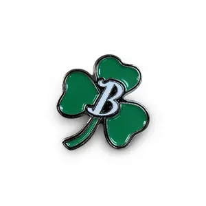Boston Scally The Shamrock Cap Pin - Green