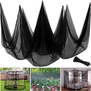 Mosquito Net, 39 x 10 Ft Mosquito Netting For Patio, Insect and Bird Netting For Garden Protection, Hexagonal Mesh Garden Net Breathable Plant Covers To Protect Vegetables And Fruits From Birds And Bugs