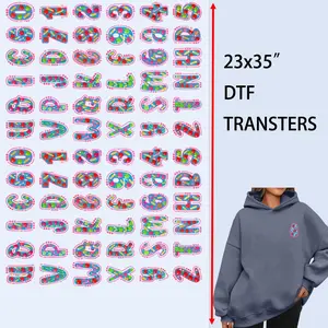 72 PCS/Set Iron on Transfers Back to School Alphabet & Numbers DTF Transfer Set DTF Transfers Ready to Press Heat Transfer Stickers Iron on Decals for T Shirts Hoodie DIY Crafts Summervibes