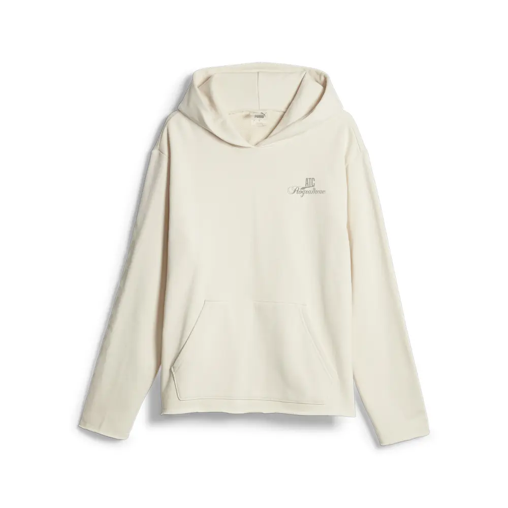 PUMA Mens Above The Clouds Hoodie Casual Outerwear Casual Hoodie Comfort Technology - White