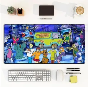 Scoobyy Doo Halloween Deskmat, Gaming Mouse Pad, Non-Slip Desk Mat for Gaming and Office Setup
