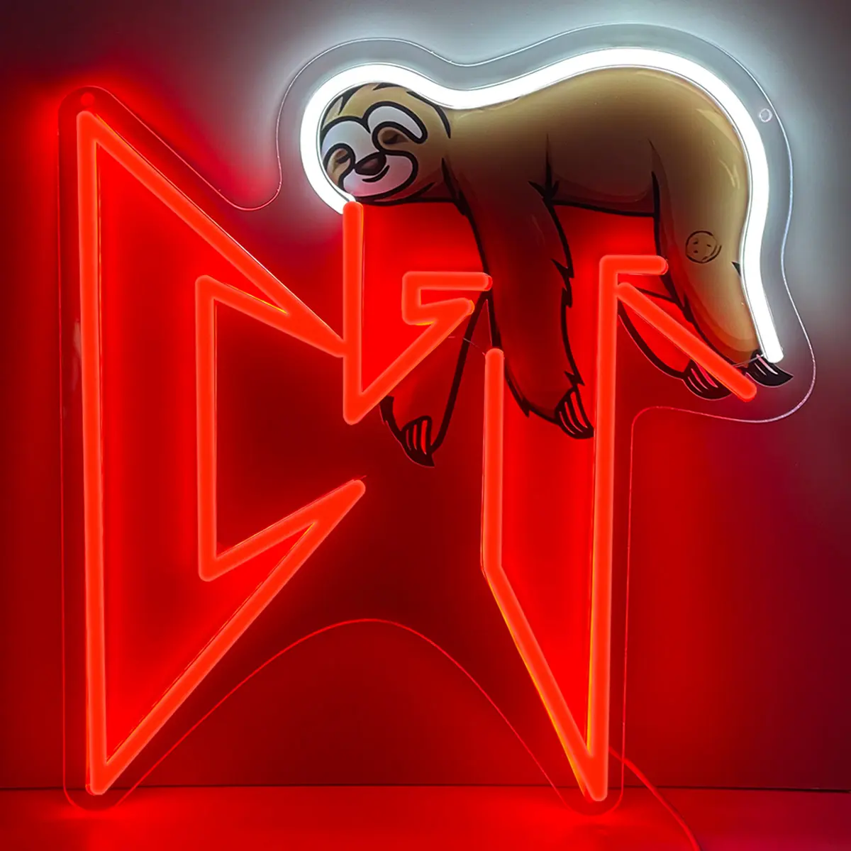 Corridos Tumbados Neon Lights, CT Sloth Dimmable LED Music Sign, Perfect for Wall Decoration, Music-Themed Gifts, Great for Bars, Men's Caves, Parties, and Fan Gifts