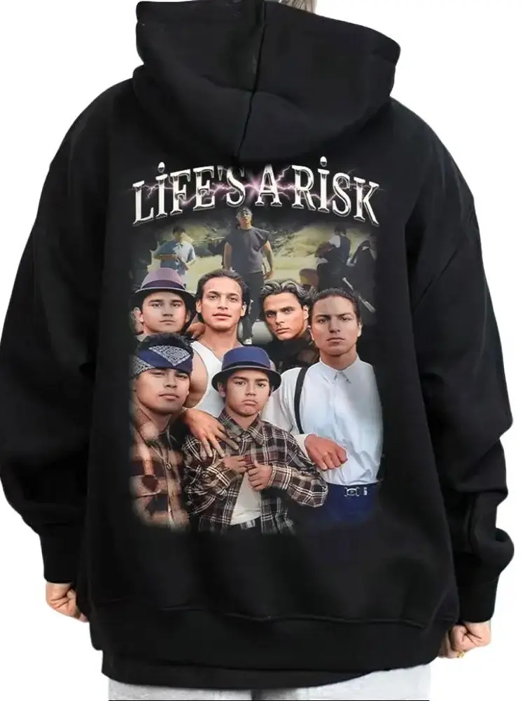 Vatos Locos Unisex Hoodie, Chicano Streetwear Style Graphic Oversized Shirt Mexican Movie Blood In Blood Out Clothings