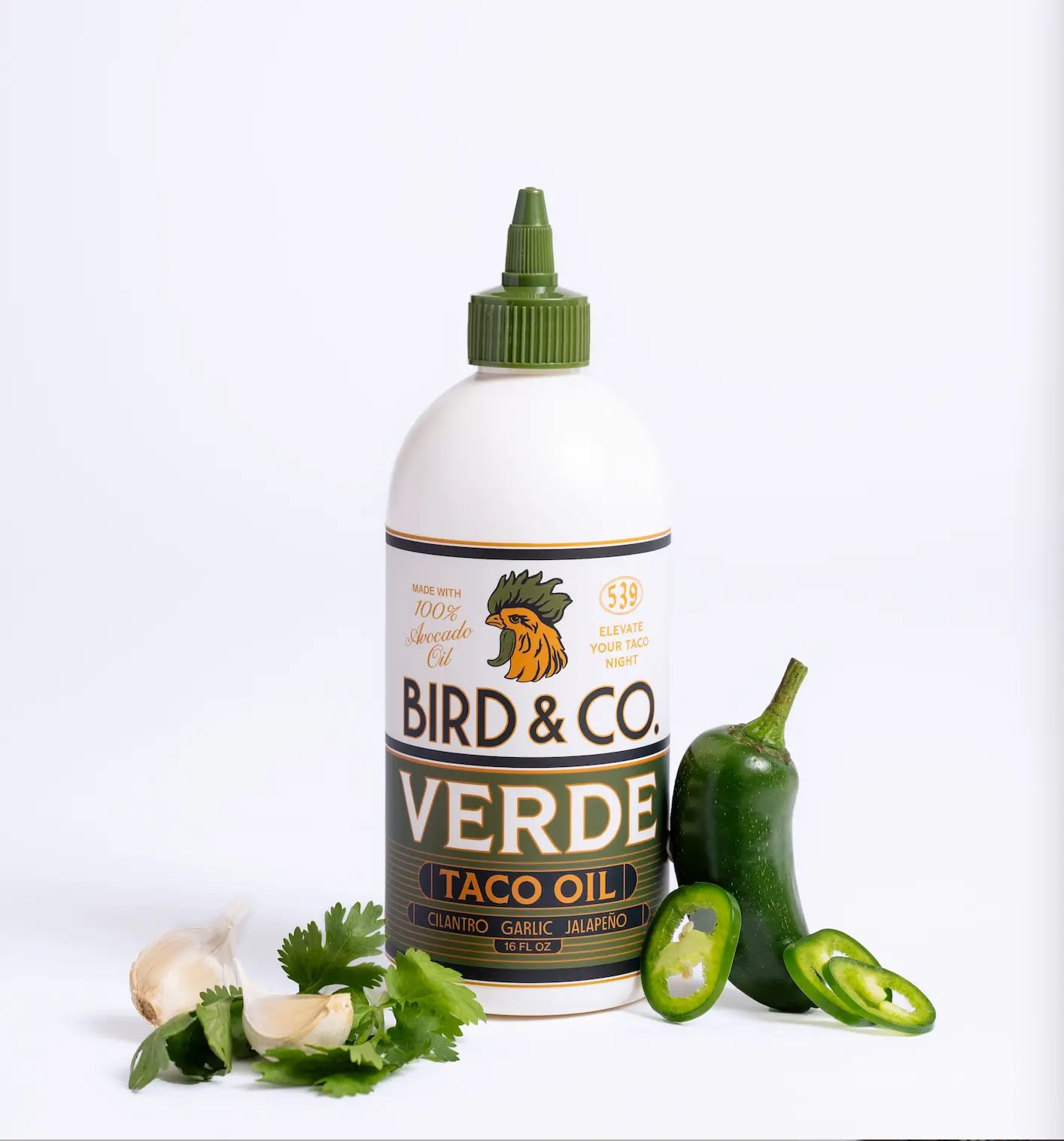 Verde Taco Spicy Blend Infused Avocado Oil, Cooking Essential for Taco Prep
