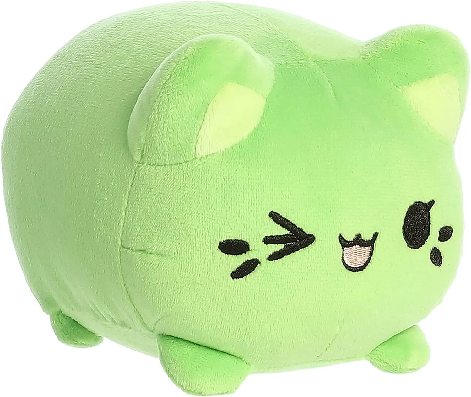 7-in Food-Themed Japanese-Inspired Meowchi Plush Toy - No Fruit Mix, Tasty Peach Pistachio Cartoon Character, Soft Fabric Collectible Stuffed Toy for Collectors