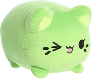 7" Collectible Plush - Tasty Peach-Themed Pistachio Meowchi Stuffed Toy for Collectibles & Entertainment Enthusiasts