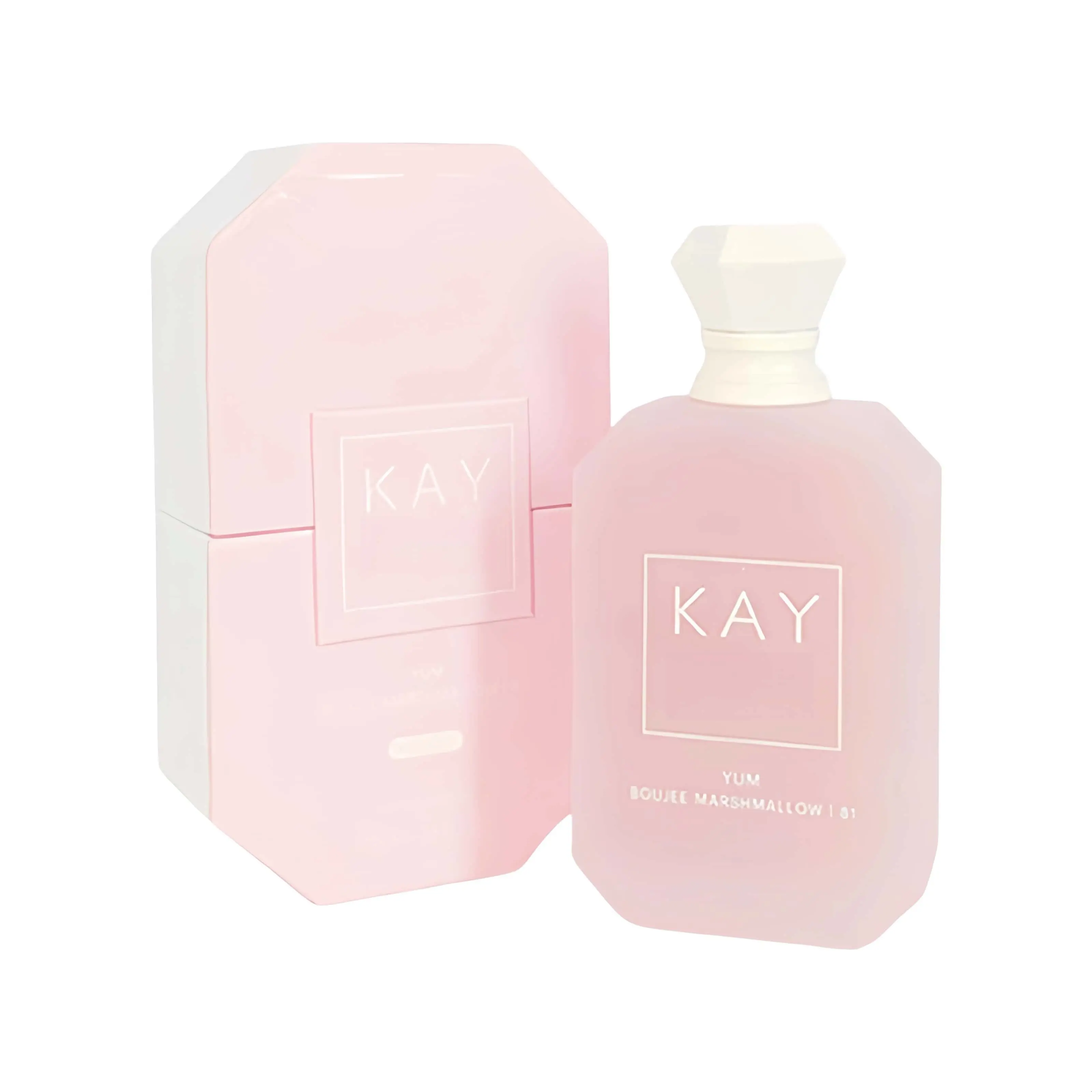 KAY Yum Boujee Marshmallow | 81 Eau de Parfum Intense Spray (3.4 oz/100ml), Creamy Marshmallow Vanilla Gourmand Perfume, Long Lasting Sweet Strawberry & Coconut Fragrance, Unisex Luxury Scent for Daily & Dating, Luxury Perfume, Gift For Her
