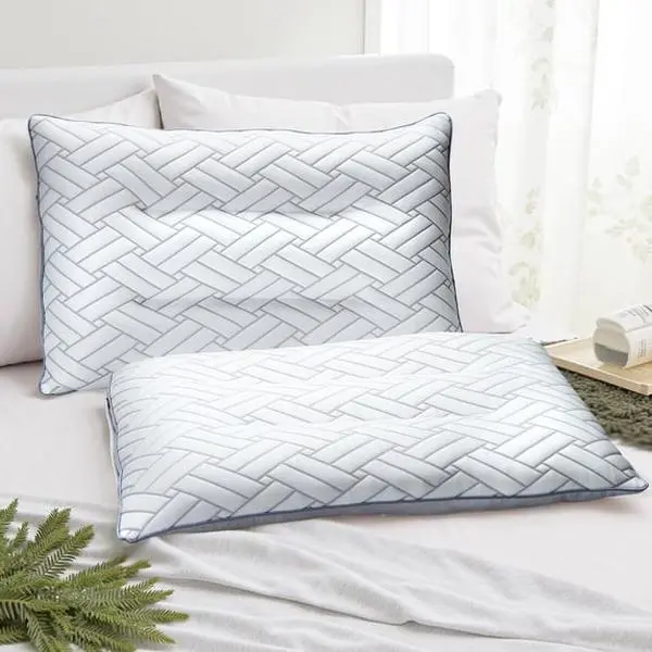 2pcs 40*60*13cm Bed Pillows, Adjustable Pillow for Sleeping Set of 2 for Side, Back, and Stomach Sleepers, Gift
