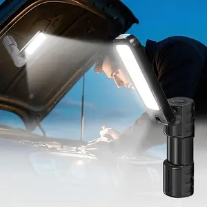 LETOUR Rechargeable 5000LM Magnetic Work Light,180° Rotate Mechanic Work Light for Car Repair, BBQ,Emergency, Camping, Outdoor & Mechanics Tools