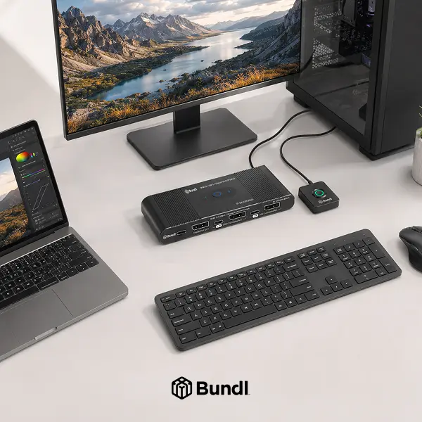 8K60 2×1 USB-C / DisplayPort KVM Switch