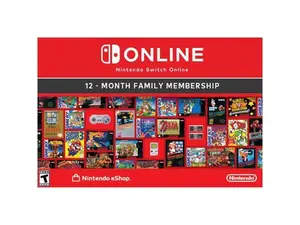 Nintendo Switch Online Family Membership 12 Month [Digital Code]