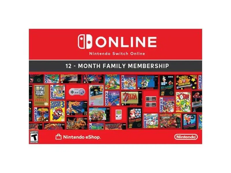 Nintendo Switch Online Family Membership 12 Month [Digital Code]