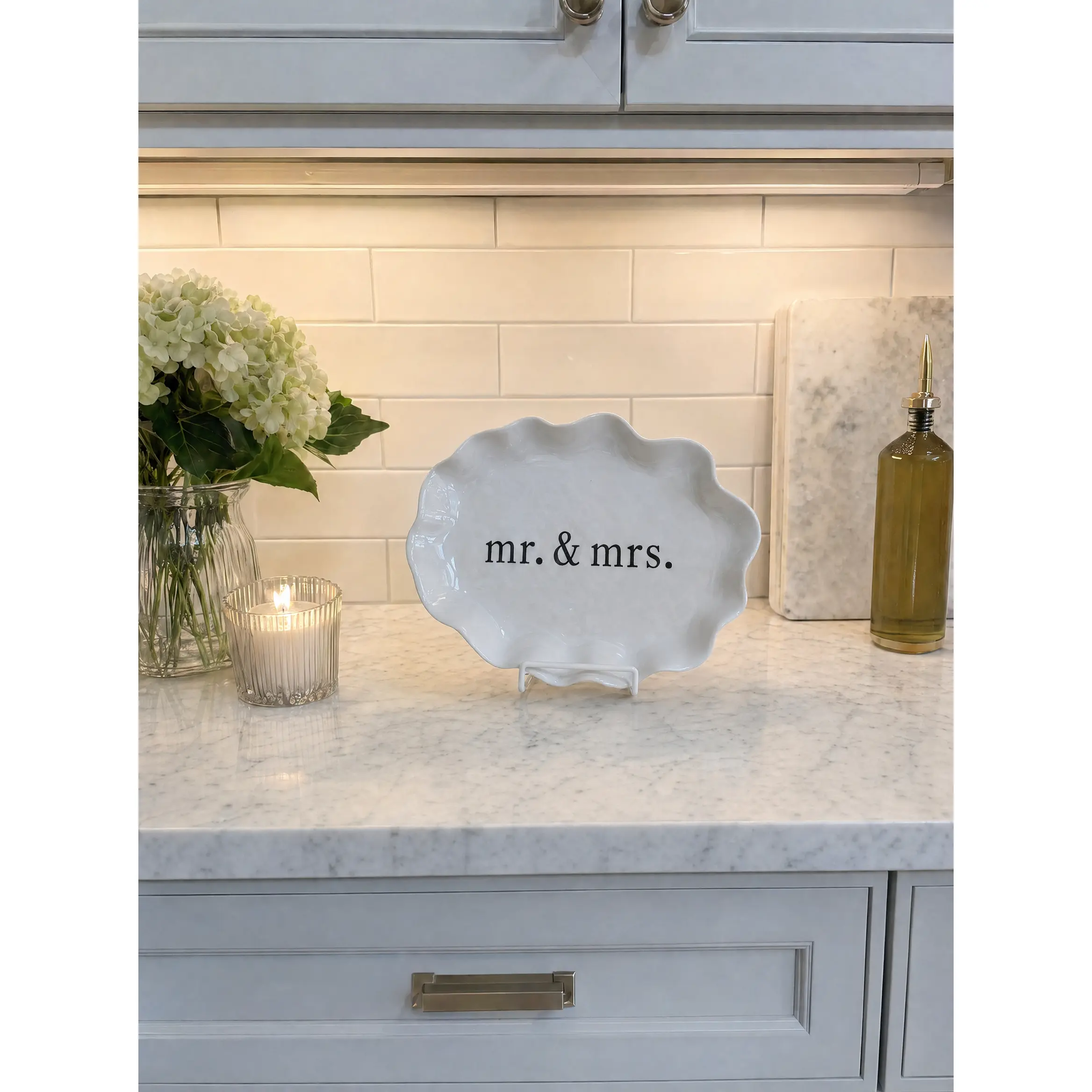 Mr. & Mrs. Melamine Platter