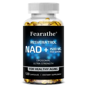 Fearathe NAD Health Supplement,Supports Heart Health and Energy Levels,120 Capsules