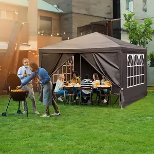 10x10 Party Tent for Weddings & Outdoor Events, Waterproof & Easy Setup Gazebo