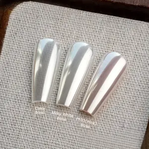 YOKEFELLOW GleamTap Cushion Silvery Pearl Chrome Nail Powder GT212 Silvery Pearl ，Metallic Nail Powder, Mirror Metallic Effectfor Pigment  Home DIY Salon Manicure