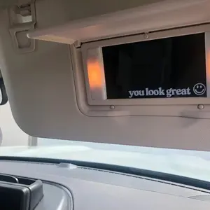 You look great Rearview Mirror Sticker Decal - Personalized Expression for Mirrors, Laptops & More Waterproof Vinyl vehicle decoration car decal